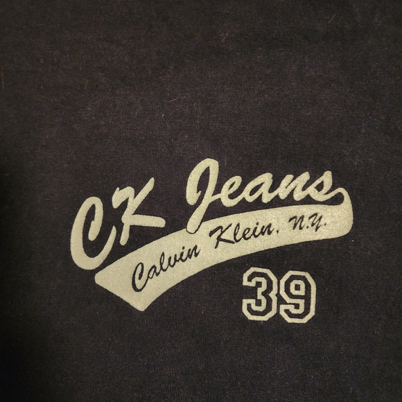 Vintage Calvin Klein Jeans Black T-Shirt - Picture 3 of 4